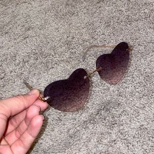 Brand new Heart Shape Sunglasses